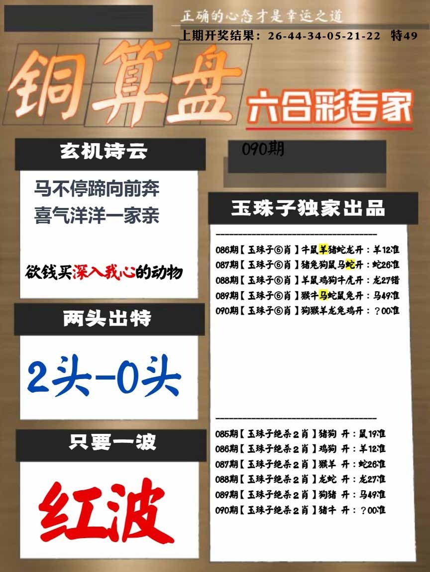 090期白小姐心水[图]